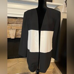 Leslie Fay Black and White Blazer